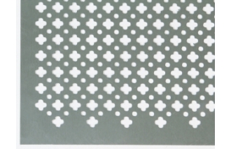 Mriežka 250x500mm so štruktúrou ornament zlatá