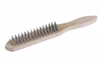 Kartač oceľový, drevo 4 radý