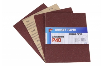 Brúsny papier 230x280mm P40 10ks