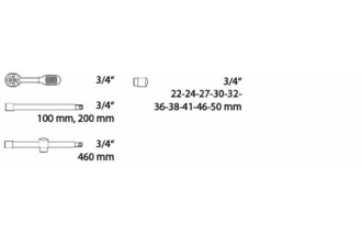 Gola sada 14ks 3/4"