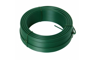 Napínací drôt 2,6mmx52m zelený PVC