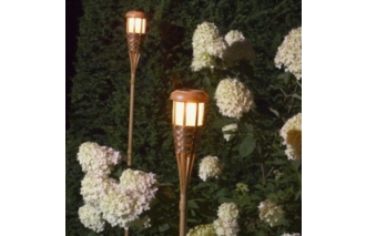 Solárna lampa Bambus
