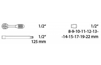 Gola sada 13ks 1/2"