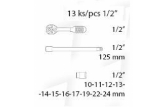 Gola sada 13ks 1/2"