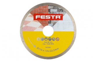 Diamantový kotúč plný 115mm FESTA