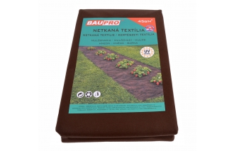 Netkaná textília hnedá 45g/m2 1,6x5m