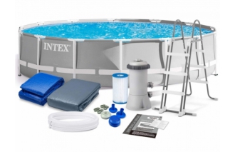 Bazén INTEX METAL 4,57 x 1,07 m set
