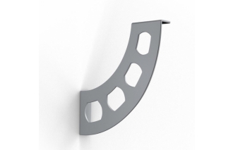 Konzola Boomerang 180mm strieborná 2ks