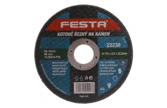 Kotúč rezný na kameň 115x2,5x22,2mm