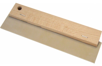 Stierka drevená s bielou gumou 20cm BAUPRO