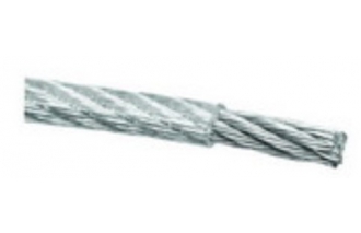 Oceľové lano pozinkované v PVC obale 5/6mm/50m