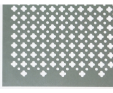 Mriežka 250x500mm so štruktúrou ornament zlatá