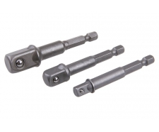 Sada adaptérov do vŕtačky 1/4", 3/8", 1/2" 3ks