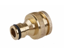 Adaptér vnútorný závit 1/2"+3/4" mosadz
