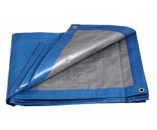 Plachta PE profi 2x3m 140g modro-strieborná