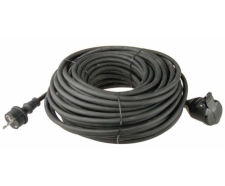 Predlžovací prívod 10m 3x1,5mm čierna guma Baupro