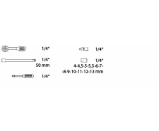 Gola sada 16ks 1/4"