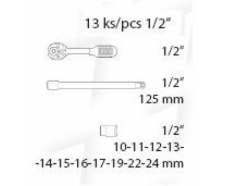 Gola sada 13ks 1/2"