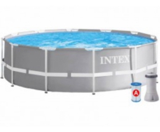 Bazén INTEX METAL 3,66 x 0,76 m s filtráciou