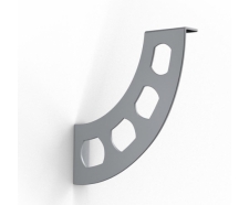 Konzola Boomerang 180mm strieborná 2ks