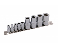 Sada nástrčných hlavíc Torx 9ks