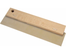 Stierka drevená s bielou gumou 20cm BAUPRO