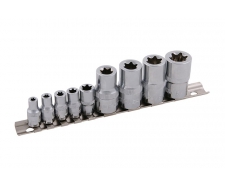 Sada nástrčných hlavíc Torx 9ks